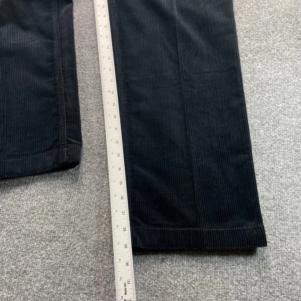 Gap Corduroy Pants Men's 34x30 Black Wide Wale Cotton Khaki